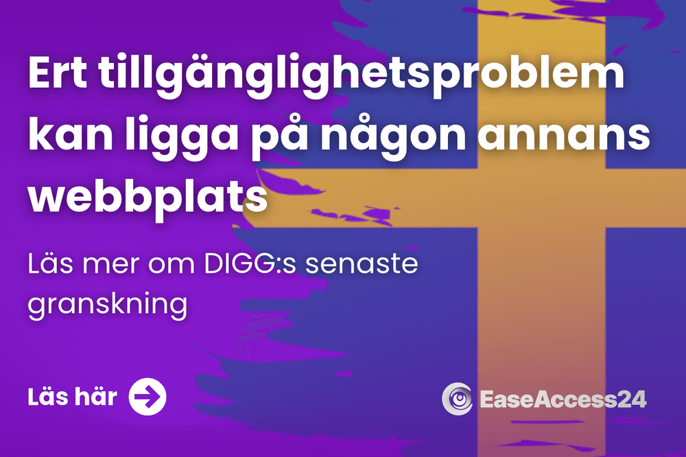 Externt innehåll som påverkar en webbplats tillgänglighet